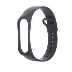 Silicone band - Xiaomi Mi Band 3 / 4 must hind ja info | Nutikellade aksessuaarid ja tarvikud | hansapost.ee