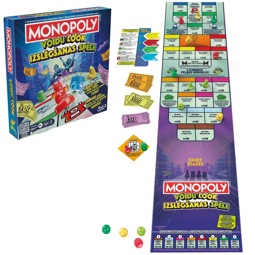 Lauamäng Monopoly Knockout, EE,LV цена и информация | Lauamängud ja mõistatused perele | hansapost.ee