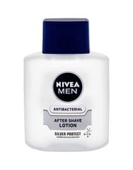 Лосьон после бритья Nivea Men Silver Protect для мужчин, 100 мл цена и информация | Средства для бритья | hansapost.ee