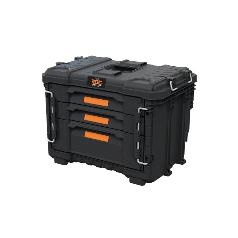 Tööriistakast 3 sahtliga ROC Pro Gear 3 sahtlit XL 56,5x37,5x41,3cm price and information | Tööriistakastid, tööriistakotid ja -kärud | hansapost.ee