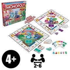 Lauamäng Hasbro Monopolis Junior 2in1 hind ja info | Lauamängud ja mõistatused perele | hansapost.ee