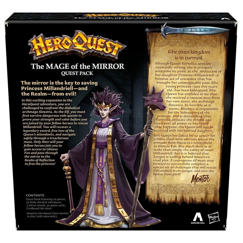 Lauamängu lisandmoodul Avalon Hill HeroQuestile: Mage of The Mirror, EN hind ja info | Lauamängud ja mõistatused perele | hansapost.ee