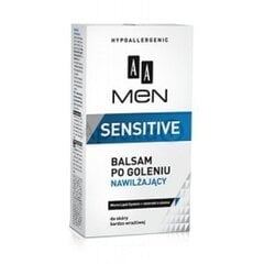 Raseerimisjärgne palsam tundlikule nahale AA Men Sensitive, 100 ml цена и информация | Средства для бритья и косметика | hansapost.ee