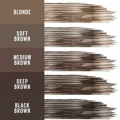 Тушь для бровей Maybelline Tattoo Brow 36 ч. 255 Soft Brown, 6 мл цена и информация | Тушь, средства для роста ресниц, тени для век, карандаши для глаз | hansapost.ee