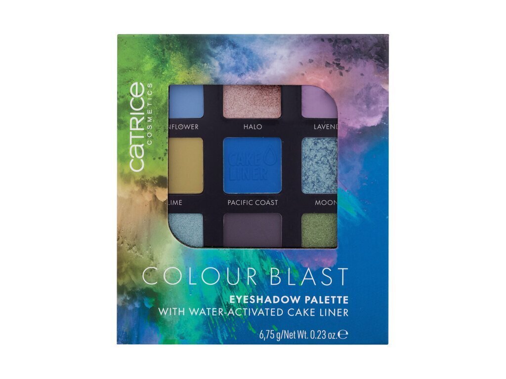 Lauvärvipalett Catrice Colour Blast, 010 Blue Meets Lime, 6,75 g цена и информация | Lauvärvid, ripsmetušid ja silmapliiatsid | hansapost.ee