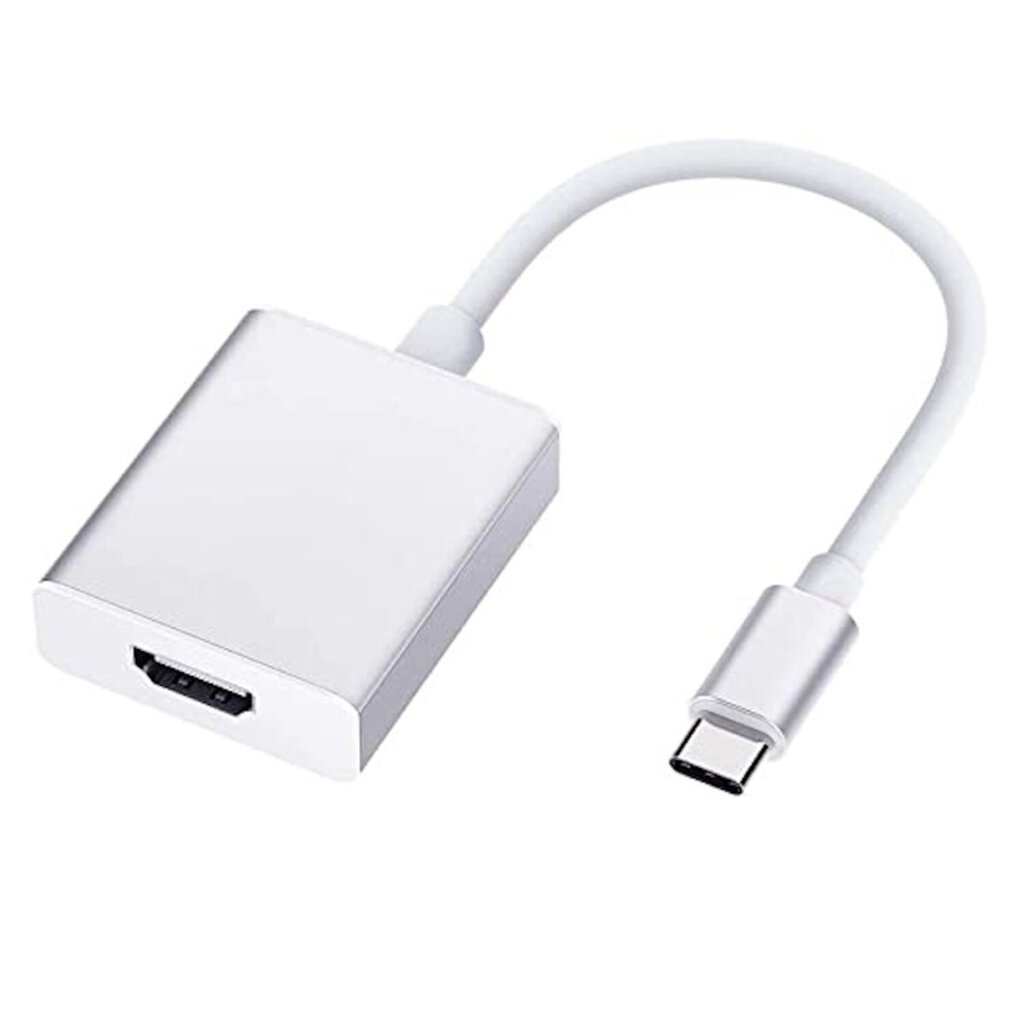 iLike HD2 USB-C pistik HDMI 4K adapter 10 cm, valge цена и информация | USB adapterid ja jagajad | hansapost.ee