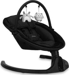 Momi Bouncer Kenani Art.BULE00038 Onyx Стильное детское кресло-качалка с музыкой цена и информация | Шезлонги и качели | hansapost.ee