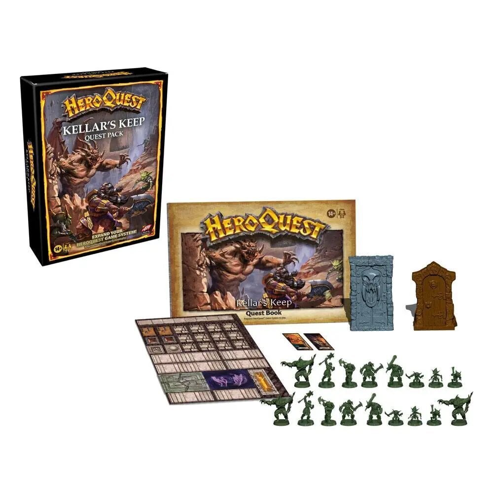 Lauamängu HeroQuest Kellar's Keep Quest Pack laiendus, EN цена и информация | Lauamängud ja mõistatused perele | hansapost.ee