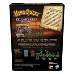 Дополнение к настольной игре HeroQuest Набор заданий Kellar's Keep на английском языке цена и информация | HeroQuest Товары для детей и младенцев | hansapost.ee