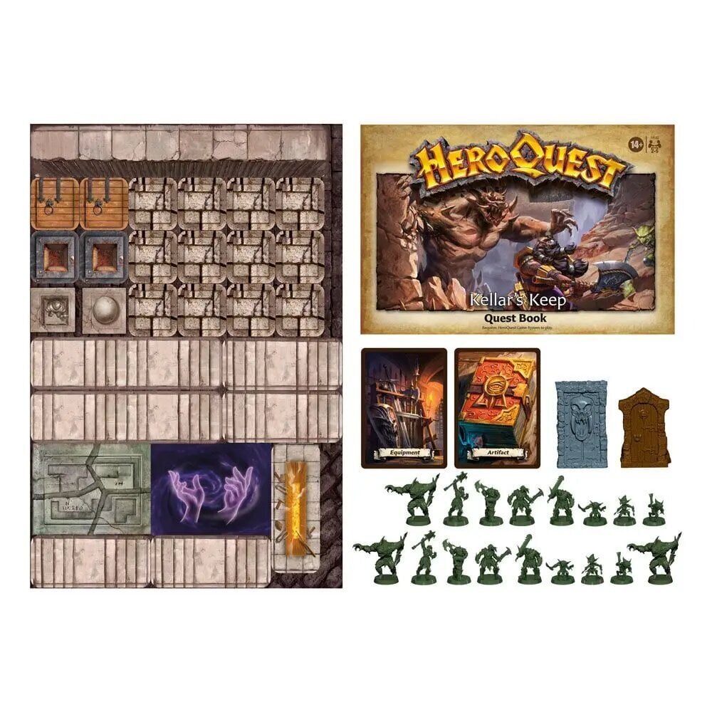 Lauamängu HeroQuest Kellar's Keep Quest Pack laiendus, EN hind ja info | Lauamängud ja mõistatused perele | hansapost.ee