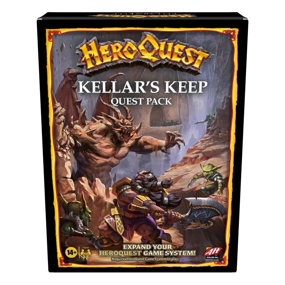 Lauamängu HeroQuest Kellar's Keep Quest Pack laiendus, EN цена и информация | Lauamängud ja mõistatused perele | hansapost.ee