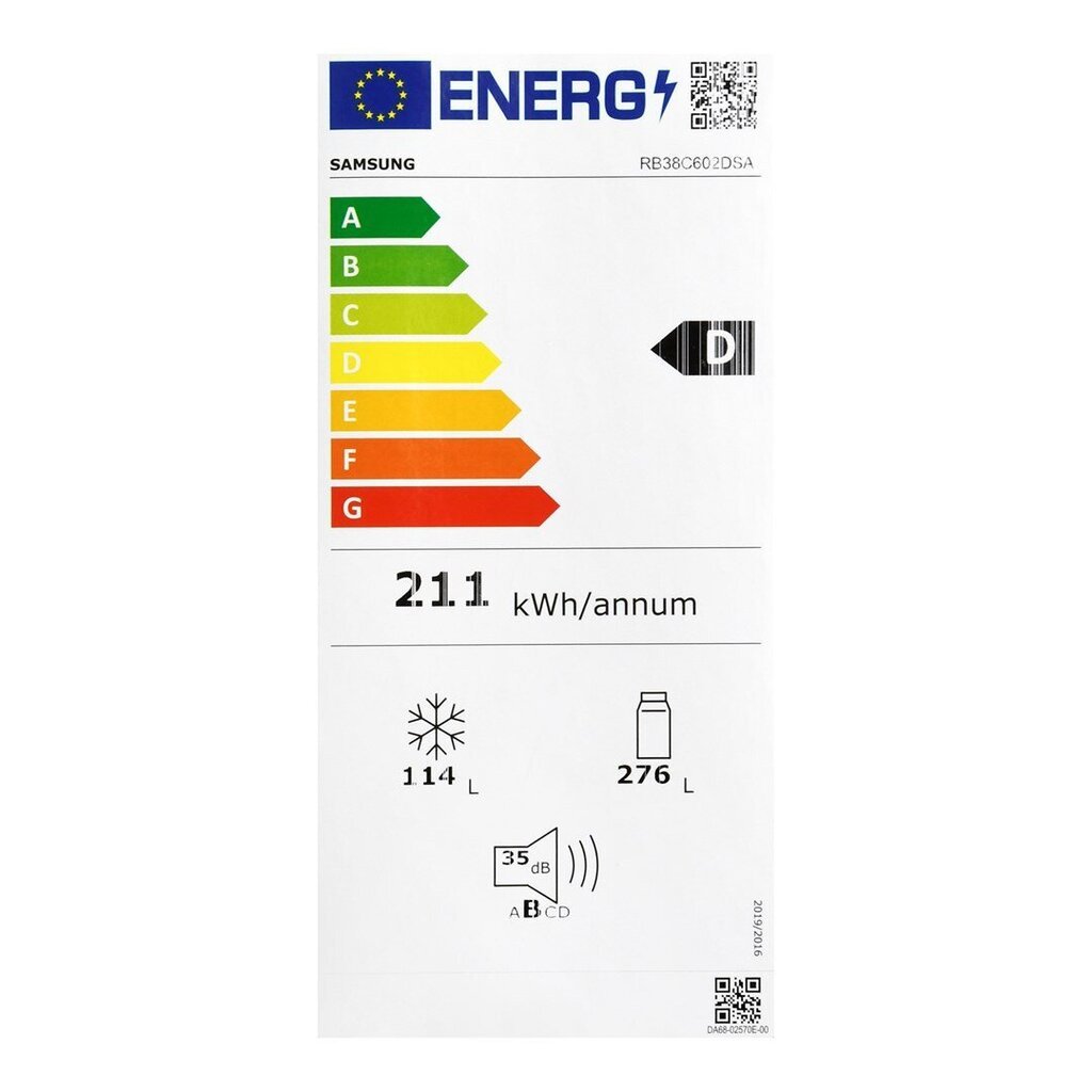 Samsung RB38C602DSA цена и информация | Külmkapid-külmikud | hansapost.ee