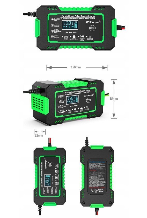 Akulaadija Tianye RJ-C 120501A hind ja info | Auto akulaadijad | hansapost.ee