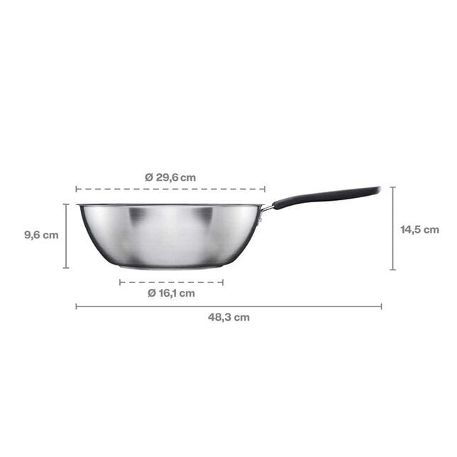 Fiskars wokpann Functional Form, 28 cm hind ja info | Pannid | hansapost.ee