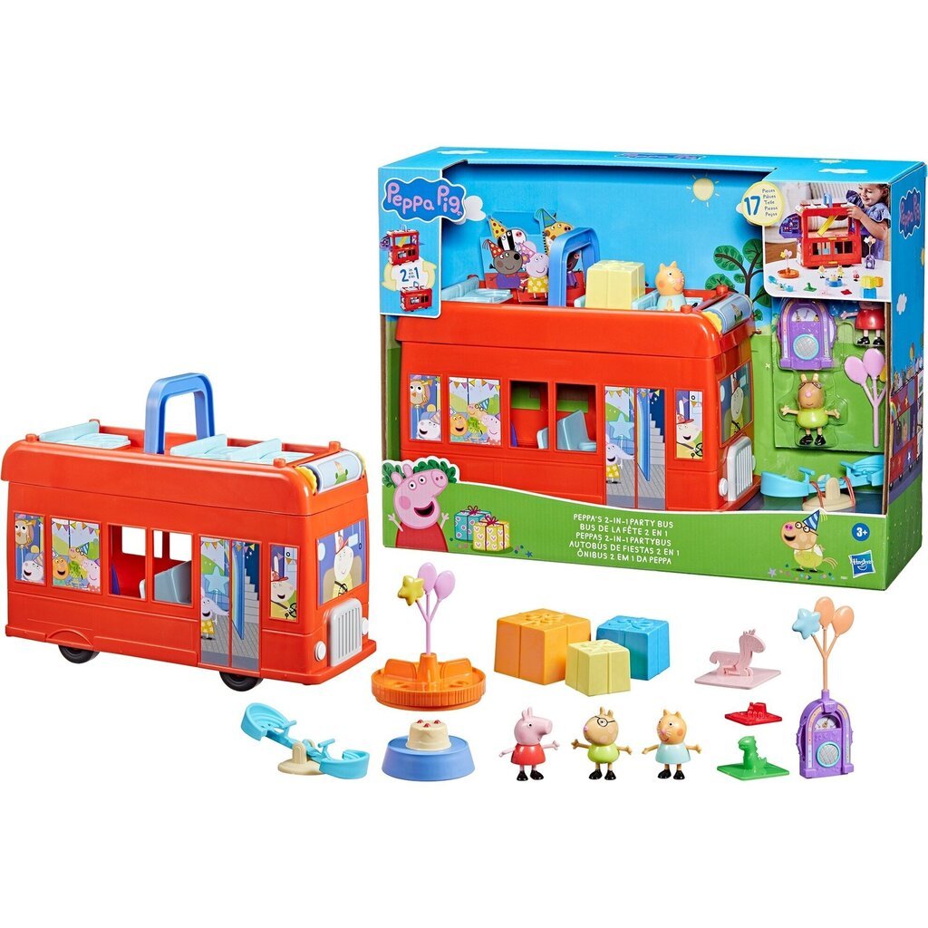 Mängusõiduk Peppa Pig Partybus Hasbro hind ja info | Mänguasjad tüdrukutele | hansapost.ee