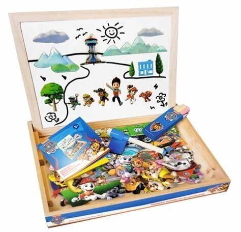 Magnetiline mänguasi Paw Patrol Magnetic Blackboard, mitmevärviline hind ja info | Arendavad laste mänguasjad | hansapost.ee