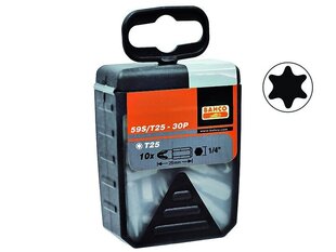 Биты TORX T10 25мм 30шт цена и информация | Механические инструменты | hansapost.ee