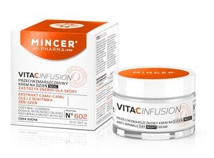 Kortsudevastane näokreem Mincer Pharma Vita C Infusion Nr.602 50 ml price and information | Face creams | hansapost.ee