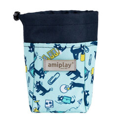 Maiustuste dosaator Amiplay Amik OfficeDog, 8x6x10 cm, sinine hind ja info | Koerte dresseerimiseks | hansapost.ee