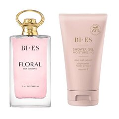 Komplekt Bi-Es Floral naistele: tualettvesi EDT, 90 ml + dušigeel, 150 ml price and information | Parfüümid naistele | hansapost.ee