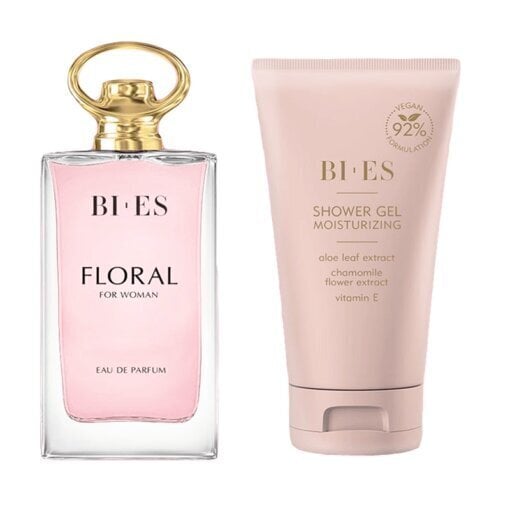 Komplekt Bi-Es Floral naistele: tualettvesi EDT, 90 ml + dušigeel, 150 ml hind ja info | Parfüümid naistele | hansapost.ee