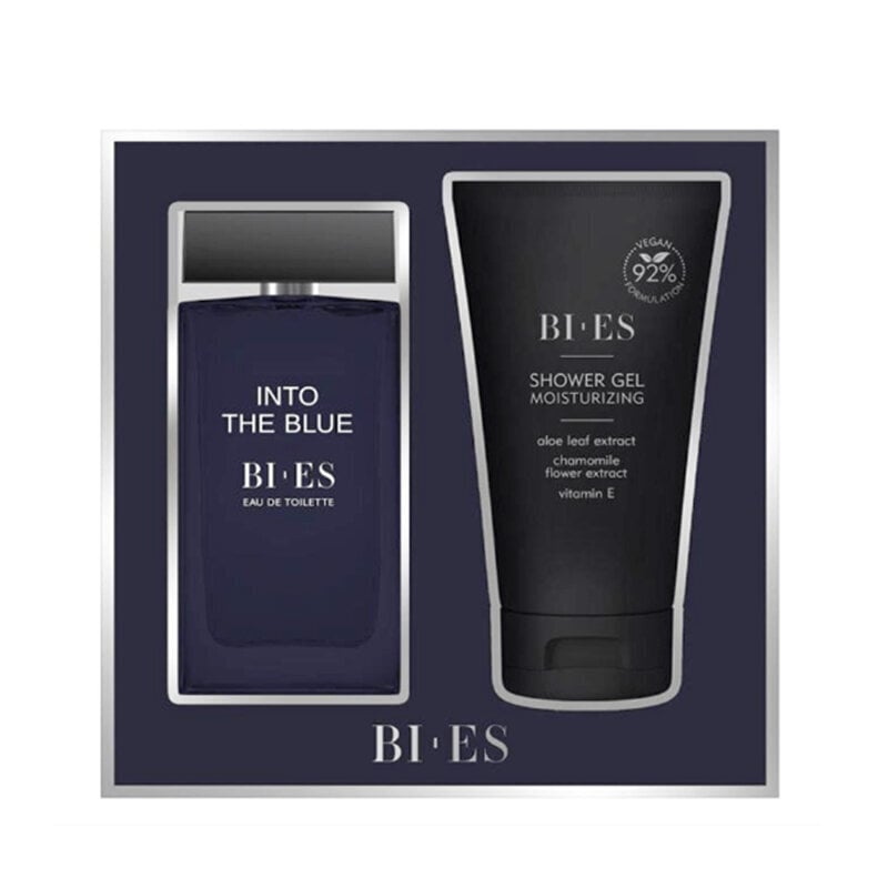 Komplekt meestele Bi-E Into The Blue: tualettvesi EDT, 90 ml + dušigeel, 150 ml hind ja info | Parfüümid meestele | hansapost.ee