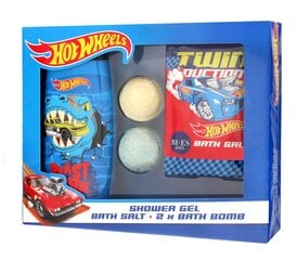 Набор Hot Wheels, гель для душа и шампунь, 240 мл + водные бомбочки, 2х50 г цена и информация | Косметика для мам и детей | hansapost.ee