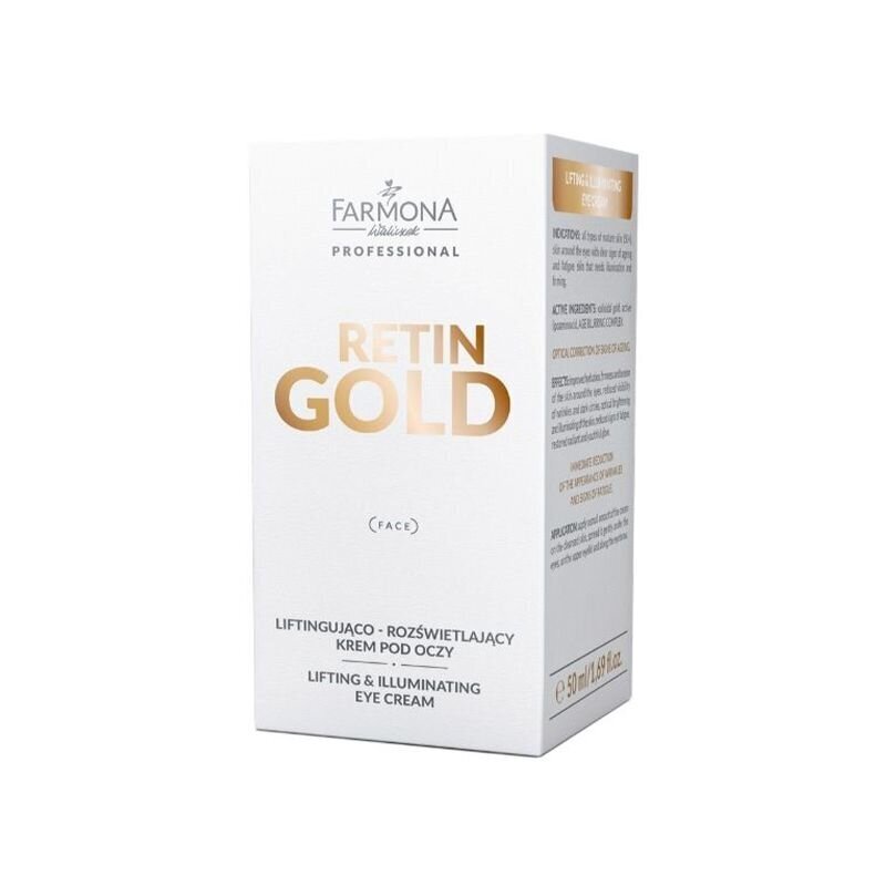 Silmaümbruskreem retinooliga Farmona Retin Gold, 50 ml цена и информация | Näokreemid | hansapost.ee