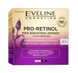 Крем для лица PRO-Retinol с Bakuchiol и эффектом омоложения Eveline Cosmetics. Укрепляет, омолаживает и увлажняет кожу 40+. цена и информация | Кремы для лица | hansapost.ee