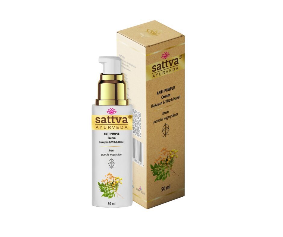 Kreem aknele kalduvale näonahale Sattva Ayurveda Pro, 50 ml цена и информация | Näokreemid | hansapost.ee