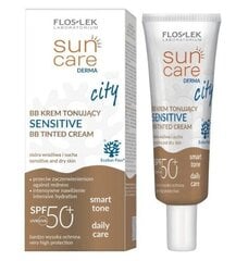 Toonitud näokreem Floslek Derma Sensitive BB, SPF 50+, 30 ml price and information | Face creams | hansapost.ee