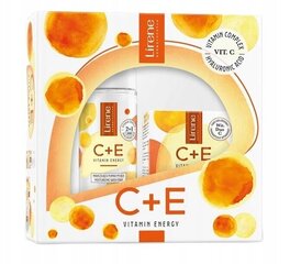 Kosmeetikakomplekt Lirene C+E Vitamin Eenergy: näopuhastusvaht, 150 ml + niisutav kreem, 50 ml hind ja info | Näokreemid | hansapost.ee