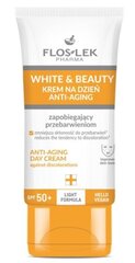 Näokreem Flos Lek Pharma White & Beauty vananemisvastane SPF 50+, 30 ml price and information | Face creams | hansapost.ee