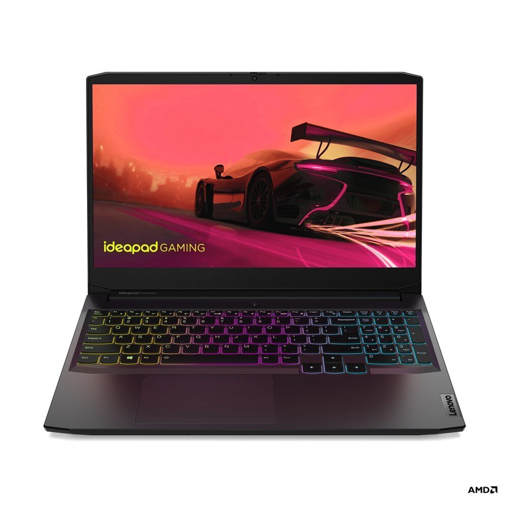 Lenovo IdeaPad Gaming 3 15ACH6 Ryzen 5 5500H 15.6" FHD IPS 300nits AG 144Hz 16GB DDR4 3200 SSD512 GeForce RTX 2050 4GB Win11 Shadow Black цена и информация | Sülearvutid | hansapost.ee