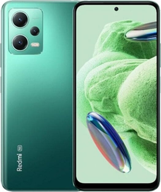 Xiaomi Redmi Note 12 5G 4/128GB Dual Sim, roheline цена и информация | Telefonid | hansapost.ee