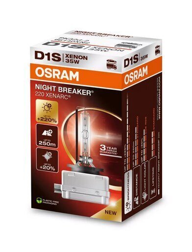 Autopirnid Osram D1S Xenarc Night Breaker 220 цена и информация | Autopirnid | hansapost.ee