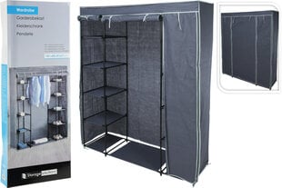 Riidest riidekapp Storage Solutions, 141x45x167 cm, hall price and information | Kapid | hansapost.ee