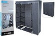 Riidest riidekapp Storage Solutions, 141x45x167 cm, hall hind ja info | Kapid | hansapost.ee