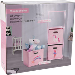 Lastetoa riiul Storage Solutions, roosa hind ja info | Riiulid lastele | hansapost.ee