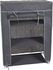 Riidest kapp Storage Solutions, 60x30x80 cm, hall price and information | Jalatsikapid, jalatsiriiulid | hansapost.ee