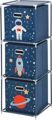 Hoiukastidega lastetoa riiul Storage Solutions, sinine price and information | Shelves for children | hansapost.ee