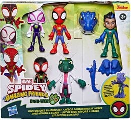 Figuride komplekt Marvel Spidey Dino, 6 tk. hind ja info | Mänguasjad poistele | hansapost.ee