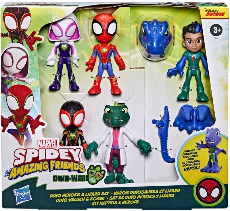 Figuride komplekt Marvel Spidey Dino, 6 tk. цена и информация | Mänguasjad poistele | hansapost.ee