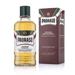 Raseerimisjärgne nahka toitev losjoon Proraso 400 ml цена и информация | Средства для бритья | hansapost.ee