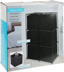 Riiul koos hoiukastidega Storage Solutions, must price and information | Shelves | hansapost.ee