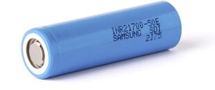 Аккумулятор Samsung INR21700-50E 4900mAh - 9,8 А - 1 шт. цена и информация | Батарейки | hansapost.ee