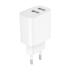 Lādētājs Gembird Universal 2 x USB Charger White цена и информация | Зарядные устройства для телефонов | hansapost.ee