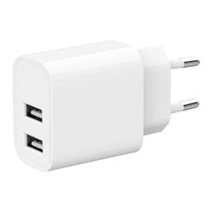 Lādētājs Gembird Universal 2 x USB Charger White цена и информация | Зарядные устройства для телефонов | hansapost.ee