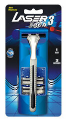 Raseerija Laser Tech3 Razor + 2 raseerimispead hind ja info | Raseerimisvahendid | hansapost.ee