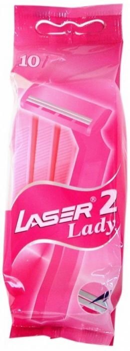 Ühekordsed raseerijad naistele Laser Twin II 10 tk hind ja info | Raseerimisvahendid | hansapost.ee